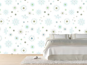 Fresh floral pattern Wall Mural-Patterns-Eazywallz