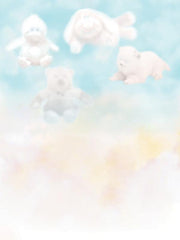 Funny Toy Clouds Wall Mural-Kids' Stuff-Eazywallz