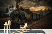 Photo Wallpaper Gold Digger Train