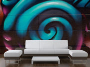 Graffiti Swirls Wall Mural-Urban-Eazywallz