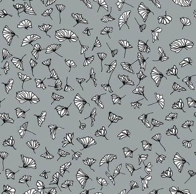 Grey Pinwheels Wallpaper