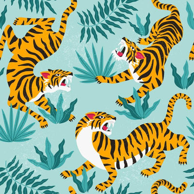 Grunge Tiger Wallpaper