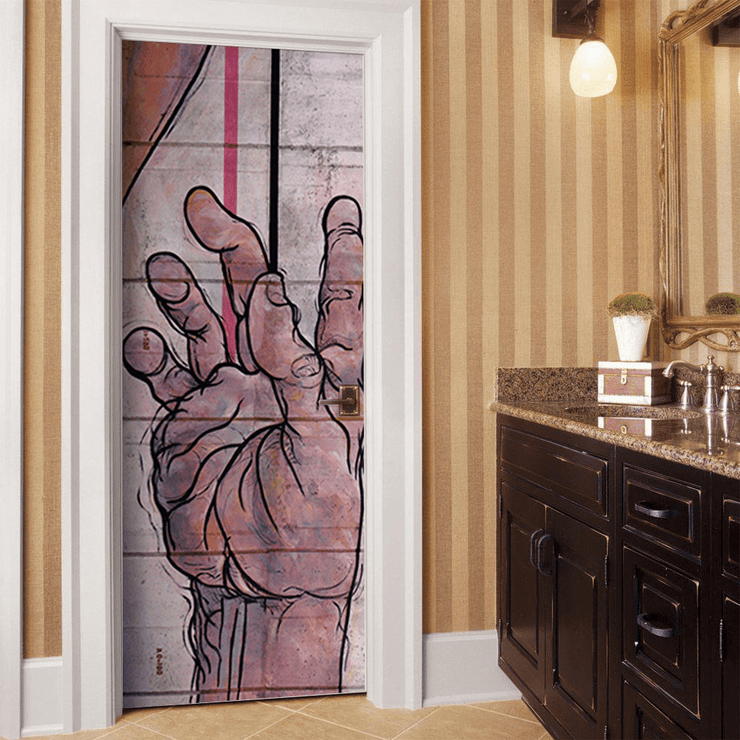 Hand Art Door Mural-Urban-Eazywallz