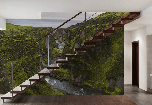 Iceland Canyon Wall Mural-Landscapes & Nature-Eazywallz