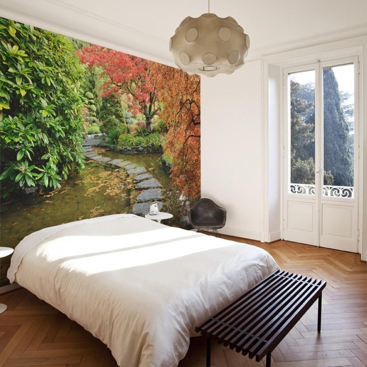 Japanese Garden Wall Mural-Landscapes & Nature,Zen-Eazywallz