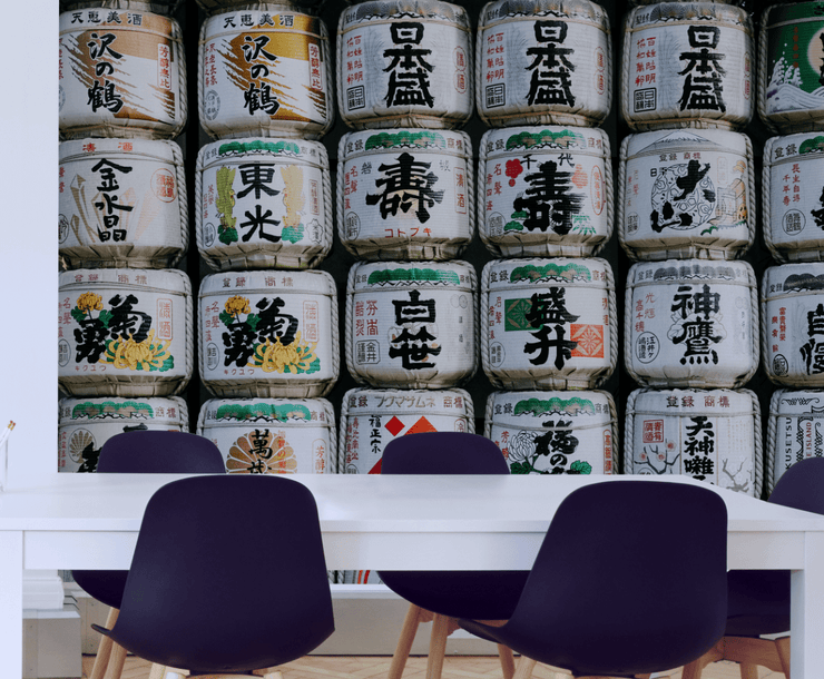 Japanese Stack Wall Mural-Landscapes & Nature-Eazywallz