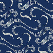 Japanese Waves Removable Wallpaper-wallpaper-Eazywallz