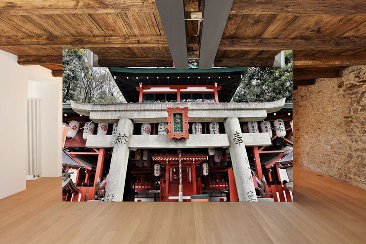 Kobe Temple Wall Mural-Arts-Eazywallz