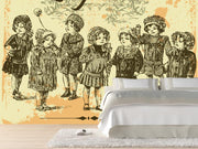 "Layettes" Wall Mural-Vintage-Eazywallz