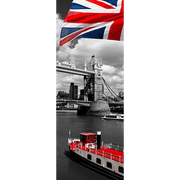 London Flag Door Mural-Transportation-Eazywallz
