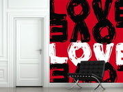Love Illustration Wall Mural-Urban,Modern Graphics,Words,Featured Category of the Month-Eazywallz
