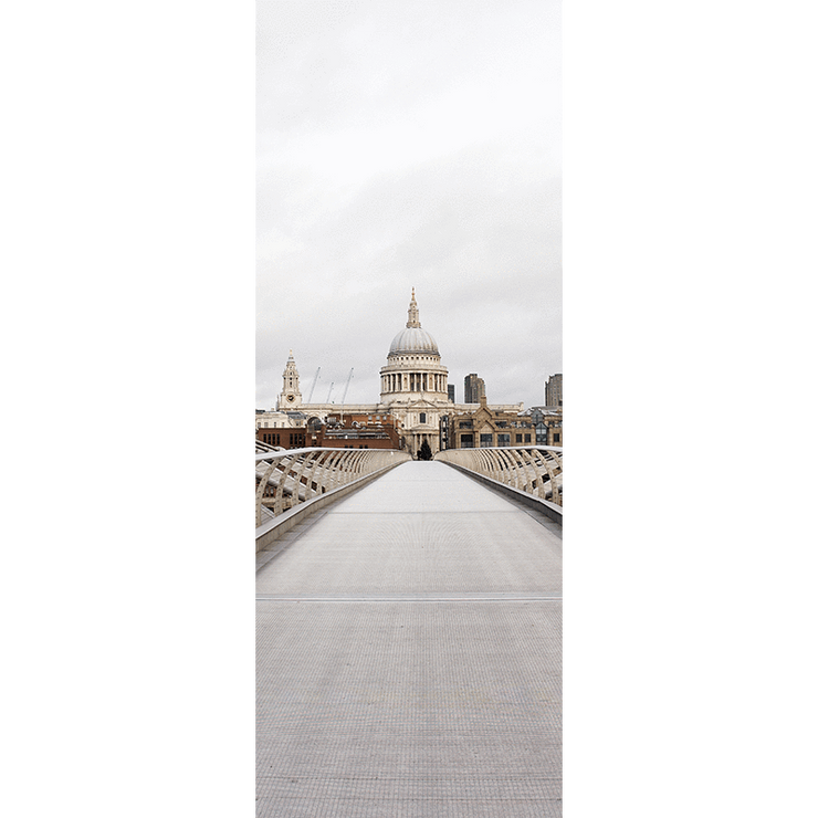 Ludgate Hill in Front of Cathedral Door Mural-Buildings & Landmarks-Eazywallz