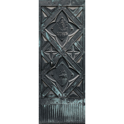 Medieval Church Door Mural-door-Eazywallz