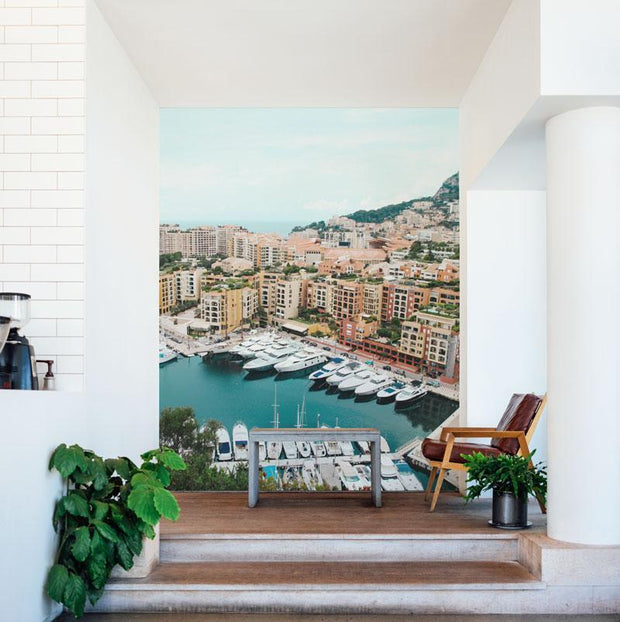 Monaco City Wall Mural-Cityscapes-Eazywallz