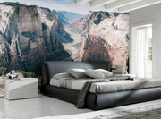 Mountain Trail Scenery Wall Mural-Landscapes & Nature-Eazywallz