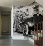 New York City Vintage Fire Engine Wall Mural-Vintage-Eazywallz
