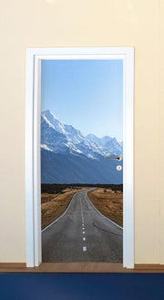 New Zealand Road Door Mural-Landscapes & Nature-Eazywallz