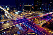 Night view of Beijing Wall Mural-Cityscapes,Urban-Eazywallz