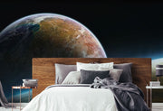 Orbital view of a planet Wall Mural