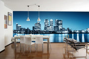 Panorama of Canary Wharf Wall Mural-Cityscapes,Panoramic-Eazywallz