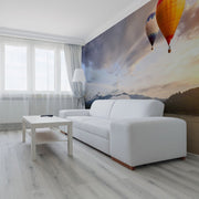 Panoramic Hot Air Balloons Wall Mural-Landscapes & Nature-Eazywallz