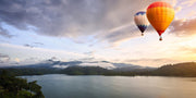 Panoramic Hot Air Balloons Wall Mural-Landscapes & Nature-Eazywallz