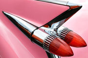 Pink Cadillac tail lights Wall Mural-Transportation,Vintage-Eazywallz