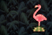 Pink Flamingo Light Wall Mural-Animals & Wildlife-Eazywallz