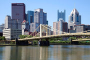 Pittsburgh Skyline Wall Mural-Cityscapes-Eazywallz