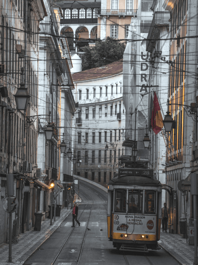 Portugal Street Scene Wall Mural-Cityscapes-Eazywallz