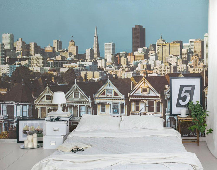 San Francisco City View Wall Mural-Cityscapes-Eazywallz