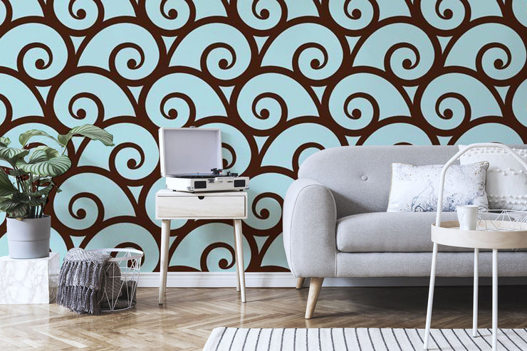 Vintage Shells Wallpaper Mural