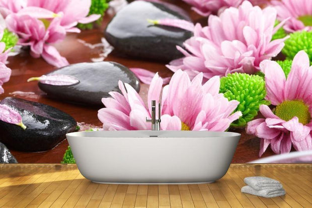 Spa still life Wall Mural-Florals,Zen,Featured Category of the Month-Eazywallz