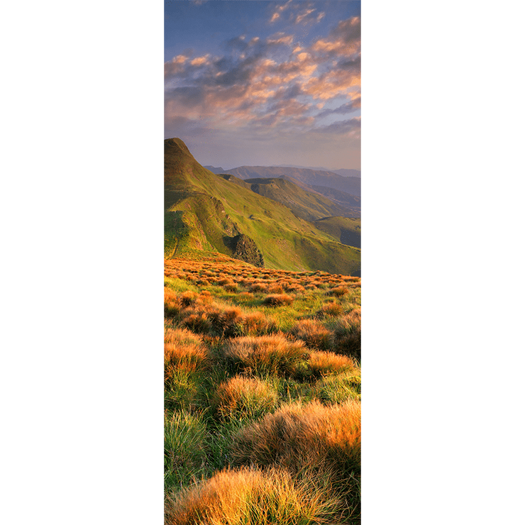 Summer Landscape in the Mountains Door Mural-Landscapes & Nature-Eazywallz