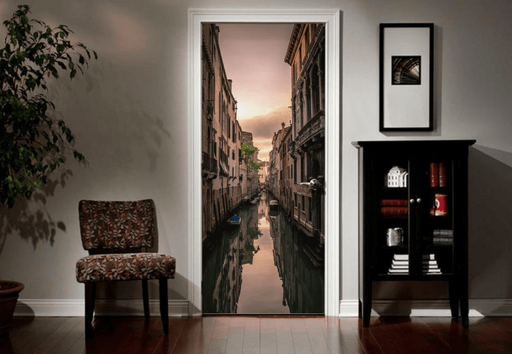 Venice, Italy Door Mural-Landscapes & Nature-Eazywallz