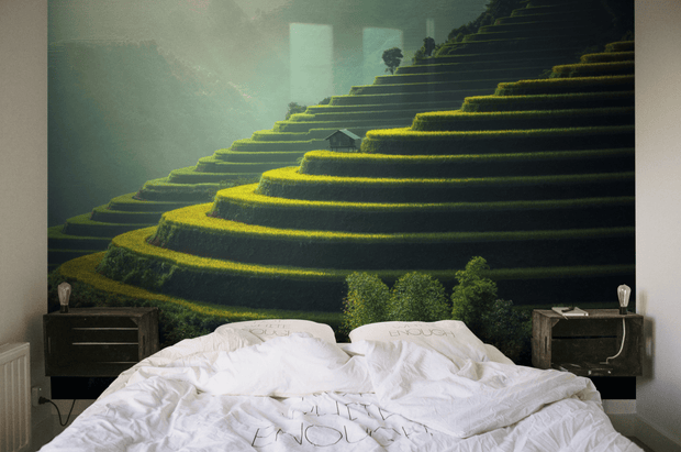Vietnam Rice Fields Wall Mural-Landscapes & Nature-Eazywallz