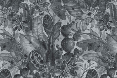 Vintage Botanical Wallpaper Mural