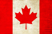 Vintage canadian flag Wall Mural-Vintage-Eazywallz