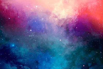 Water Color Galaxy Wall Mural-Space-Eazywallz
