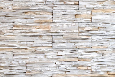 Yellow and white stone wall Wall Mural-Textures-Eazywallz